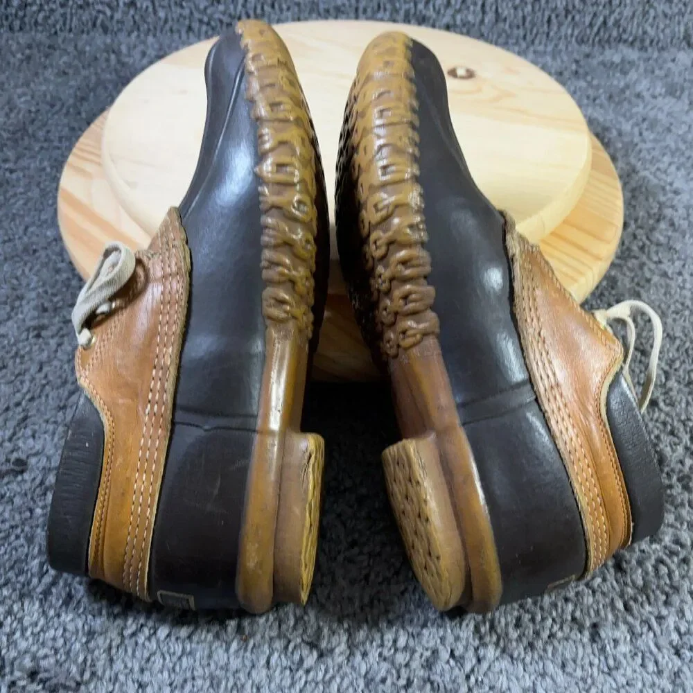 LL Bean Boots Maine Hunting Shoe Men Size 10 Leather Duck Waterproof Made in USA